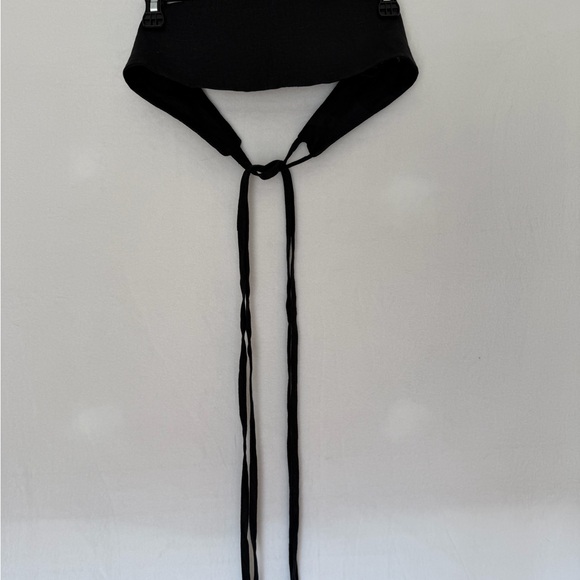 Visible Art Linen Sash Belt BLACK 100% Linen - Picture 5 of 6